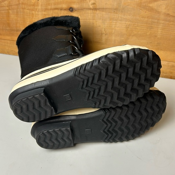 PREOWNED Women’s Tall JBU Winter Boot Snowy Black Cozy Insole - Picture 5 of 6